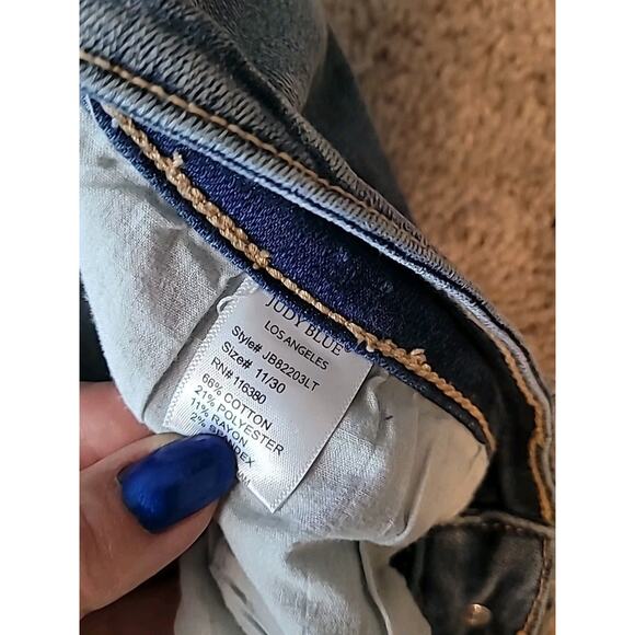 Judy Blue Women’s Slim Bootcut Jeans – High Rise – Size 11/30 –Western Style EUC - Picture 8 of 9